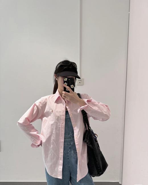 拉夫劳伦 小马刺绣条纹衬衫（SS） 商品图7