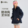 水孩儿童装女童外套厚2025秋季新品亲子装防泼水透湿风衣连帽上衣 商品缩略图1