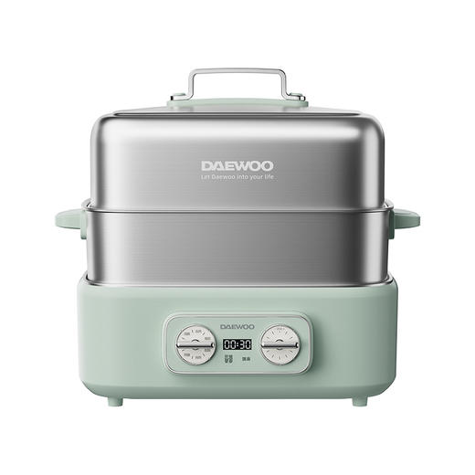 【能蒸能涮火锅 礼盒限定款】大宇全不锈钢电蒸锅S27 加厚奥氏体304不锈钢 O塑料O涂层 1500W聚能环30S上汽高温锁鲜 蒸包不湿皮12H预约18L大容量 商品图7