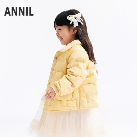 【实体店同款】女童短款羽绒服冬季新款安奈儿童装XG545216 商品图2