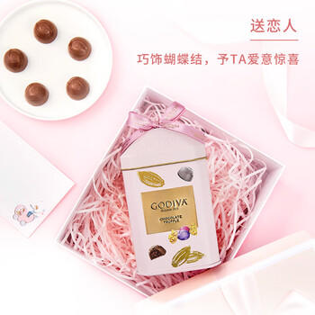歌帝梵（Godiva）松露粉装巧克力铁罐礼盒 12颗120g 喜糖伴手礼 糖果零食 生日礼物 /休闲食品 /巧克力 /松露巧克力 商品图0
