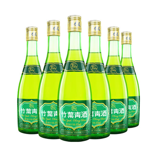 山西汾酒竹叶青酒 38度 玻竹475mL*6露酒 商品图0