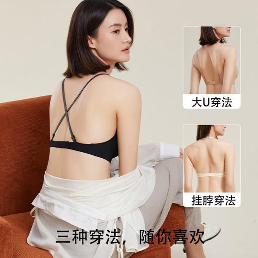 🔥这件【幸棉同款闪钻大U美背内衣】必须安利给穿露肩装的姐妹，太香了～ 商品图3