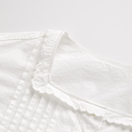 ROMI STUDIO"中古腔调"高支长绒棉复古刺绣洗水衬衫 RWCRSY4584 【发货时间25-30天】 商品图3