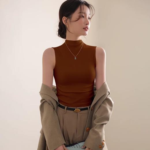 DANMO半高领背心 | 修饰身型，拉长脖颈线条 商品图2