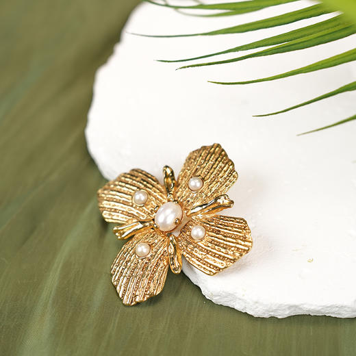 北京仓｜Goossens Paris-Circé Shell-金色贝壳 胸针［法国设计师］ 商品图8