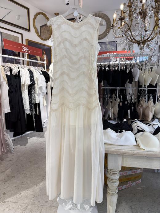 【门店同款】ENJOY春季绮梦繁花拼接蕾丝无袖连衣裙 161917936 商品图0