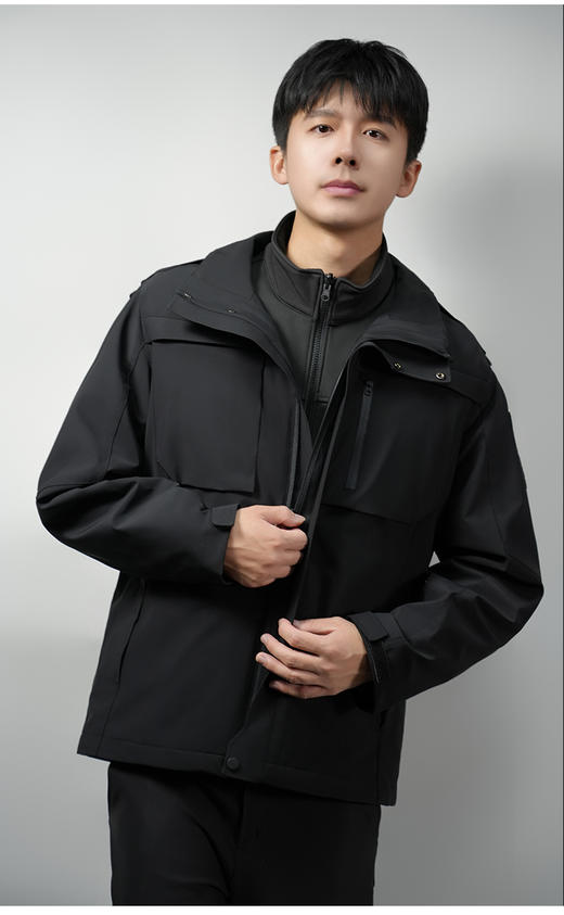 4158m 行业定制 无间三合一户外通勤冲锋衣 商品图6