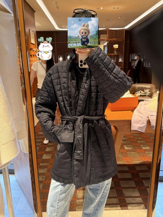 爱马仕 25fw早秋新款 立领拉链中长棉服外套（ZY*MM） 商品图3