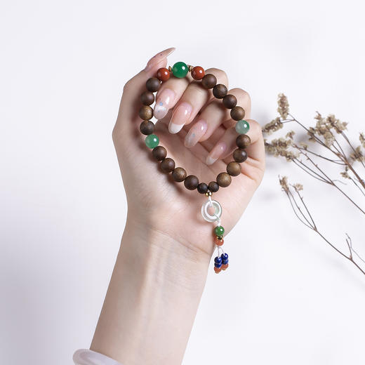 xy0528沉香+南红非洲翠手持手串 商品图8