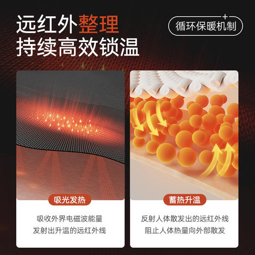 秋冬针织保暖圆领远红外提花卫衣-LS04-02 商品图5