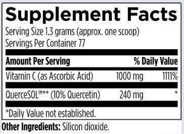 【效期为27年3月】海淘 健康设计 槲皮素C粉 Quercetin-Ascorbate 100克/瓶 商品图1