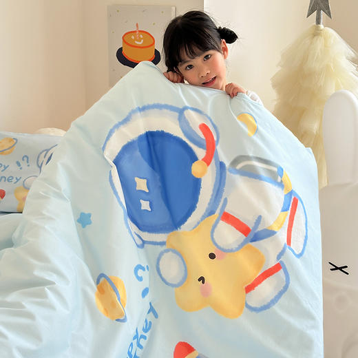 A类全棉40s数码印花卡通儿童幼儿园套件 商品图5