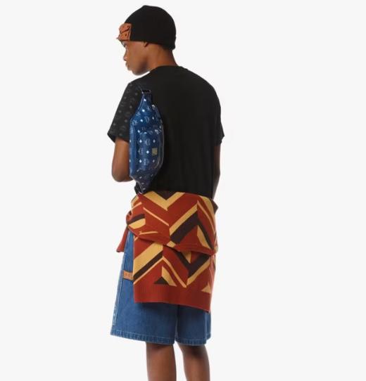 MCM 腰包 MEDIUM男  MMZFAFI021F001-F 牛仔蓝. 商品图2