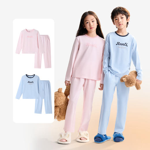 男女童家居服套装秋季新款安奈儿童装JM531580 商品图2