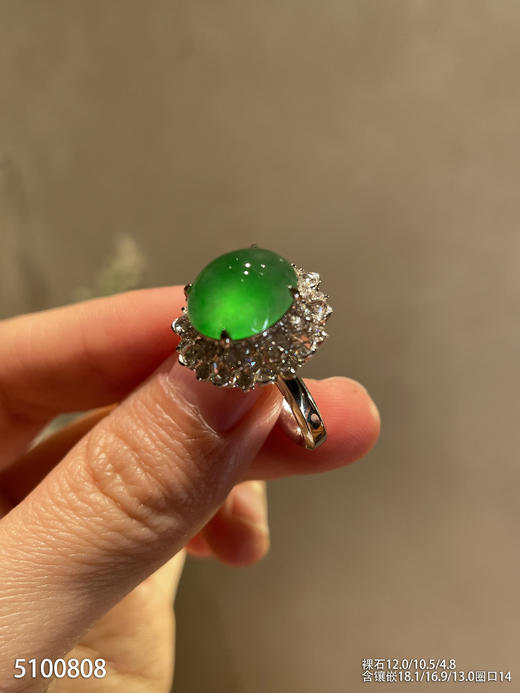 5100808，蛋面戒指。具体价格微信咨询 商品图2