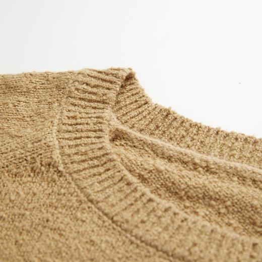 ROMI STUDIO“感知秋意”软糯颗粒绒感圆领套头毛衣衫RWCAS65520 【发货时间25-30天】 商品图2