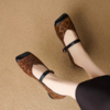 封神❗️小众私藏【绝美豹纹玛丽珍鞋】上脚好显气质呀  脚感巨舒服，忍不住分享系列！！ 商品缩略图7