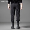 PINLI品立2025秋季新款松紧腰肌理针织提花束脚休闲长裤青年男裤B253117031 商品缩略图2