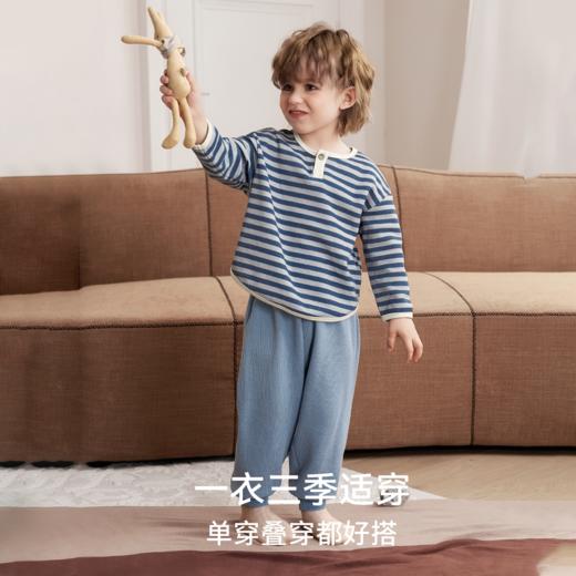 【宝宝服饰】嫚熙童装2025新款儿童长袖T恤男女童秋款上衣 商品图4