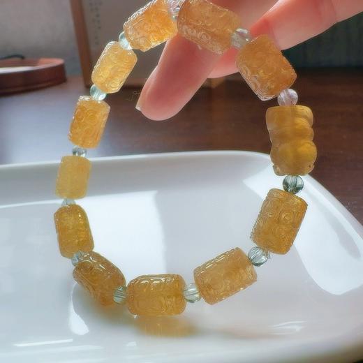 8-12mm单圈回纹碧玺手串 商品图7