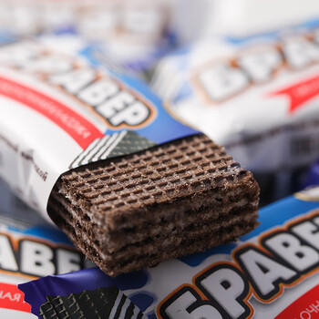 阿孔特俄罗斯威化原装进口菲利莫巧克力味饼干零食品408g 独立包装 /休闲食品 /饼干 /威化饼干 商品图1