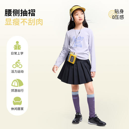 女童圆领针织衫秋季新款安奈儿童装EG531595 商品图3