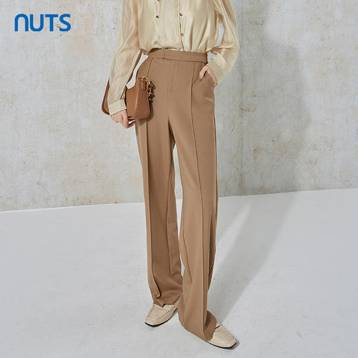 NUTS商场同款秋季时尚气质通勤风垂感宽松显瘦休闲长裤女231073146 商品图4