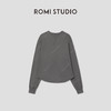ROMI STUDIO“日式复古”100%长绒棉挺括圆领套头卫衣RWCASY4978  商品缩略图3