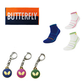 WTT-109一张+蝴蝶钥匙一个 +蝴蝶袜子一双 颜色随机发