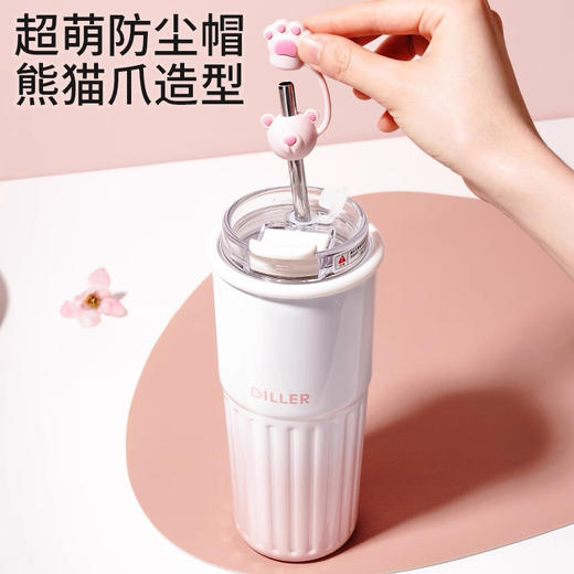 迪乐贝尔MLH9205樱花熊猫保温杯500ml 商品图2