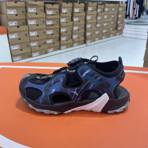 安踏儿童凉鞋2025夏季男中大童BOA旋钮防滑运动沙滩鞋 312326933P 商品图1