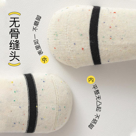 儿童袜子中筒袜A类无骨可爱小狗女童袜子春秋季（5双装哦~） 商品图4