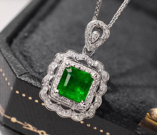 1.2ct刻面祖母绿吊坠 商品图3