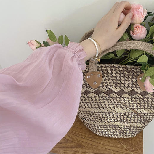 裁缝学苑AQ529苎麻木耳边七分袖衬衫纸样女装新款上衣小衫版型图纸 商品图2