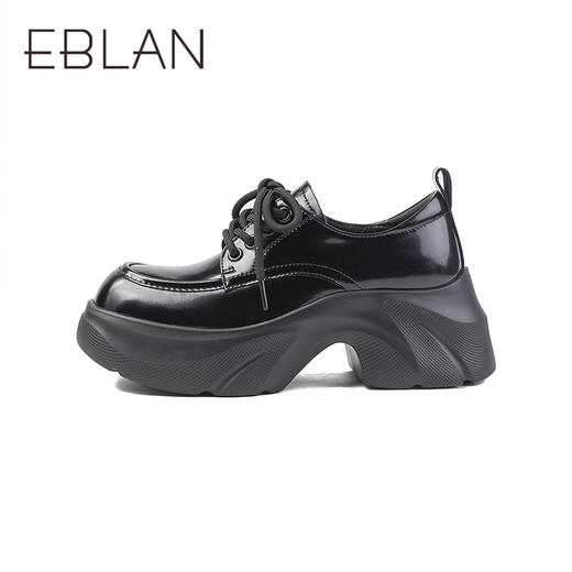 伊伴秋季系带牛津鞋运动感厚底牛津鞋B25473503 商品图1