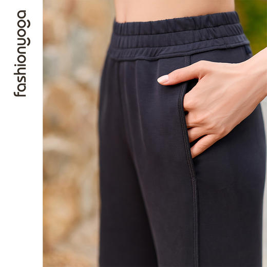 F15960休闲直筒条纹长裤 商品图4