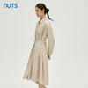 NUTS商场同款春秋设计感高级气质长款风衣外套连衣裙女333042217 商品缩略图3