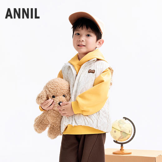 【实体店同款】男童短款马夹冬季新款安奈儿童装XB542115 商品图2