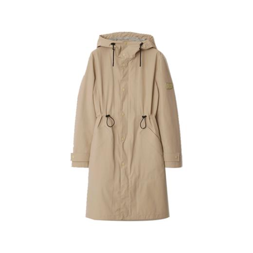 BURBERRY 巴宝莉 女士马术骑士徽标盾牌铭牌尼龙风衣 米色 8091622 A1435 商品图0