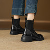 阿么手工女鞋小众高级感靴子推荐2025新款英伦真皮烟筒靴女款5CM 商品缩略图3
