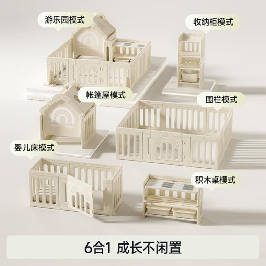 *【曼龙】mloong星桥简易游戏围栏宝宝防护栏客厅爬爬垫婴儿童地上爬行垫室内【部分链接随机赠送海洋球40个左右】 商品图4