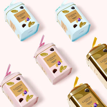 歌帝梵（Godiva）松露粉装巧克力铁罐礼盒 12颗120g 喜糖伴手礼 糖果零食 生日礼物 /休闲食品 /巧克力 /松露巧克力 商品图1