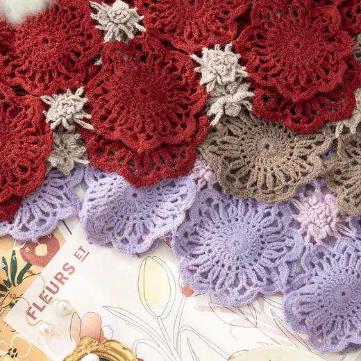 苏苏姐家蕾蕾风帽围巾披肩系手工DIY编织钩针毛线团自制材料包 商品图3