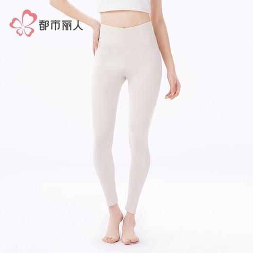 都市丽人女士保暖裤双面磨毛打底裤单层打底裤薄九分女裤LLH4C7 商品图1
