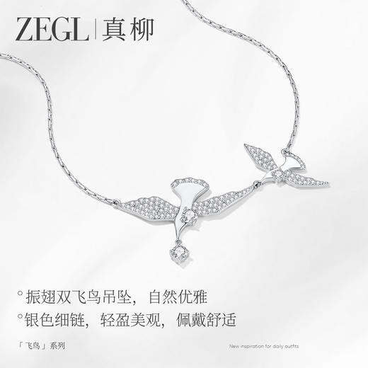 ZEGL设计师系列夏时飞鸟项链高级感轻奢小众锁骨链女款颈链配饰品 商品图2