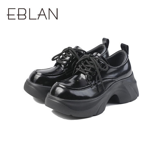 伊伴秋季系带牛津鞋运动感厚底牛津鞋B25473503 商品图4