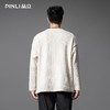 PINLI品立春季新款潮牌半拉链圆领T恤男士百搭长袖休闲打底衫B253111001 商品缩略图2