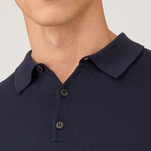 【海岛棉系列】SUNSPEL男士经典款Sea Island海岛棉长袖Polo衫 商品图1