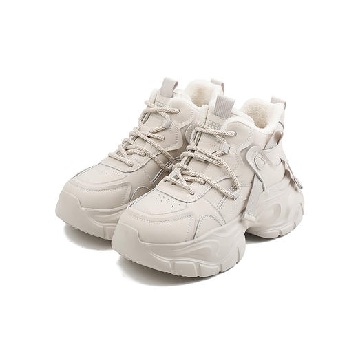 伊伴冬季机能风帅气老爹鞋舒适厚底B25681630 商品图5